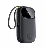 powerbank 20000mah - Baseus EnerFill FC31 20000mAh 45W su Ekranu, Juodas (Black) - 2 nuotrauka