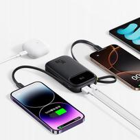 powerbank 20000mah - Baseus EnerFill FC31 20000mAh 45W su Ekranu, Juodas (Black) - 3 nuotrauka