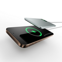 power bank - Blavec 5000mAh BJ-03 Ultra Slim 7,8mm Type C 22,5W magnetinis Magsafe 3 in 1 Pilkas (Gray) - 4 nuotrauka