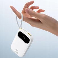 power bank baseus - Baseus EnerFill FC31 Qpow 3, 10000mAh, 22.5W, balta - 3 nuotrauka