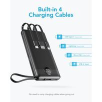power bank 10000 mah - Veger C10, 10000mAh, juodas (black) - 11 nuotrauka