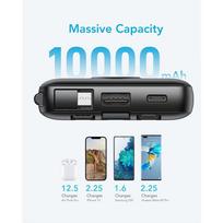 power bank 10000 mah - Veger C10, 10000mAh, juodas (black) - 12 nuotrauka