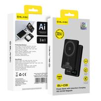 magsafe power bank slim - Blavec BJ-03 Slim, 10000mAh, 22.5W, juodas (black) - 2 nuotrauka