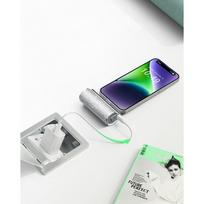 5000 mah power bank - Veger PlugOn W0573P, 5000mAh, 12W, Lightning, sidabrinis - 3 nuotrauka