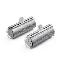 5000 mah power bank - Veger PlugOn W0573P, 5000mAh, 12W, Lightning, sidabrinis - 10 nuotrauka