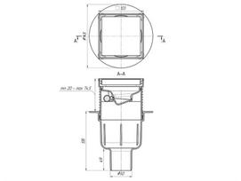 trapa saus - Trapas Ani Plast, 20 - 74.5 mm x 103 mm, 100 mm - 2 nuotrauka