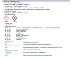 automobiliu kvapai - Areon auto oro gaiviklis SPORT LUX - Platinum - 2 nuotrauka