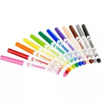 nuplaunami flomasteriai - Flomasteriai Crayola Super Tips Washable Markers 12pcs - 4 nuotrauka