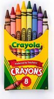 kreideles - CRAYOLA Kreidelės, 8 vnt. - 3 nuotrauka