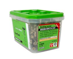 terasai medsraigtis - Medsraigčiai Essve ESSDECK MAX, 4.8 x 42 mm, geltona (Yellow), 250 vnt. - 2 nuotrauka