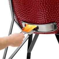 kamado grilis - KAMADO BONO GRANDE LIMITED Raudona (Red) 64 cm - 3 nuotrauka