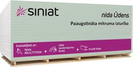 osb plokste senukai - Nida Water GKBI, 260 cm x 120 cm x 1.25 cm - 2 nuotrauka