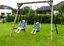 lauko supynes vaikams - Sūpynės Palmako Kevin, rudos (Brown) - 2 nuotrauka