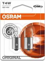lempa 12v - Osram 4W 12V T4W BA9S 3893-02B - 2 nuotrauka