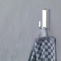 tesa powerstrips - Kabliukai TESA LARGE CLASSIC, chromas, 2 vnt. - 5 nuotrauka