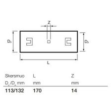 drenazo 113 - Dviguba mova Wavin Coupling For Drainage Pipe D113mm - 2 nuotrauka