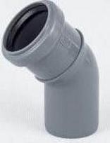 optima 50 - Alkūnė Wavin Elbow Pipe Optima Grey 45° 50mm - 3 nuotrauka