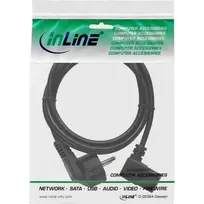 angled c13 - DELTACO grounded appliance cable for connection between unit and wall socket, angled CEE 7/7 to angl - 2 nuotrauka