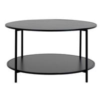 stalas nordic - Kavos staliukas House Nordic Vita, juoda sp., 80 cm x 80 cm x 45 cm - 3 nuotrauka