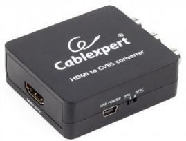 Gembird DSC-HDMI-CVBS-001 HDMI į CVBS + stereo garso adapteris Juodas (Black)