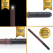 burtu lazdeles - HARRY POTTER Šviečianti burtų lazdelė Draco Malfoy (Lumos Wand) - 3 nuotrauka