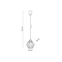 sviestuvai - TK Lighting Galaxy 1642, E27, 1 x 60 W, juodas - 2 nuotrauka