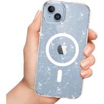 iphone 13 clear case magsafe - Tech-Protect FlexAir Hybrid MagSafe iPhone 13/14 dėklas - Skaidrus su blizgučiais (Clear Glitter) - 7 nuotrauka