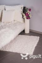 Kilimas Shaggy White, 200 x 290 cm