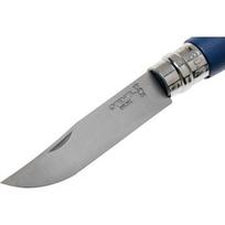 peilio rankena - Peilis su dirželiu Opinel Colorama 08 Inox Grab tamsiai mėlynas, su įdėklu - 4 nuotrauka