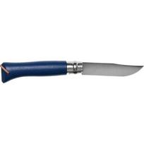 peilio rankena - Peilis su dirželiu Opinel Colorama 08 Inox Grab tamsiai mėlynas, su įdėklu - 5 nuotrauka