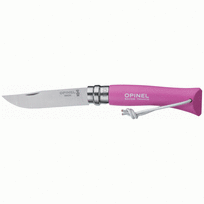 skroblas - Peilis Opinel Colorama 06 Inox Grab, violetinis, su dirželiu - 3 nuotrauka