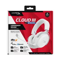 HyperX Cloud III S Wireless White (Baltos)