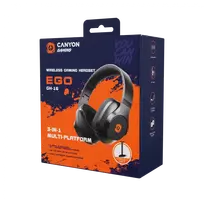 zaidimu ausines - Canyon EGO GH-16 3in1 White (Baltos) - 2 nuotrauka