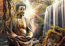 Fototapetas Artgeist Waterfall Of Contemplation LFT810, 140 cm x 200 cm