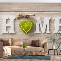 Fototapetas Artgeist Home Heart (Green) XLFT1798SAM, 175 cm x 245 cm