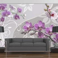 Fototapetas Artgeist Flight Of Purple Orchids XXLNEW010173SAM, 210 cm x 294 cm