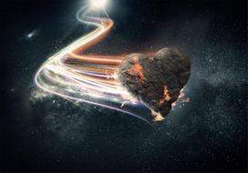 Fototapetas Artgeist Love Meteorite, 315 cm x 450 cm