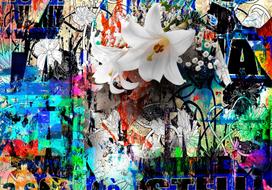 Fototapetas Artgeist Urban Lily LFT1474SAM, 140 cm x 196 cm