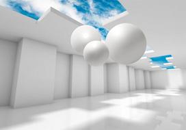 Fototapetas Artgeist Architecture Of The Future 2XLFT1391, 210 cm x 210 cm