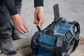 bosch radijas - Bosch GPB 18VH-6 SRC Solo - 4 nuotrauka