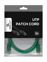 cat 5e senukai - Gembird CAT e5 UTP Patch Cable Green 1.5m - 2 nuotrauka