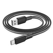 usb c to usb a white - Hoco X69 USB-A į USB-C kabelis 3A 1 m Juodas/Baltas (Black/White) - 4 nuotrauka