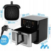gruzdintuve 10 l - MalTec AirFryer 2000 W, 10 l - 6 nuotrauka