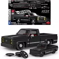 mattel brick shop - Chevy '83 Silverado konstruktorius, juodas (Black) (JKG42) - 1 nuotrauka