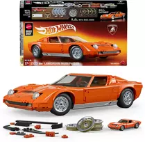 mattel - Hot Wheels Lamborghini ‘71 Miura P400 SV konstruktorius, oranžinė (Orange) (JHF61) - 1 nuotrauka