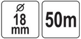 rite 50m - Džiuto virvė VOREL 69565, 18mm, 50m - 2 nuotrauka