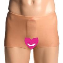 XR Brands Pussy Kelnaitės silikoninės vaginos kelnaitės vyrui S