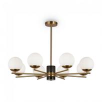 Maytoni Marble MOD187PL-08BS, E27, 8 x 60 W, balta sp.