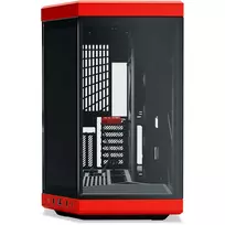 hyte y70 black - Hyte Y70 Touch Infinite Midi Tower Juodas (Black), Vyšnių spalva (Cherry) - 3 nuotrauka