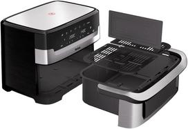 tefal easy fry - Tefal Dual Easy Fry Flex EY922D 9 L Juoda (Black) - 7 nuotrauka